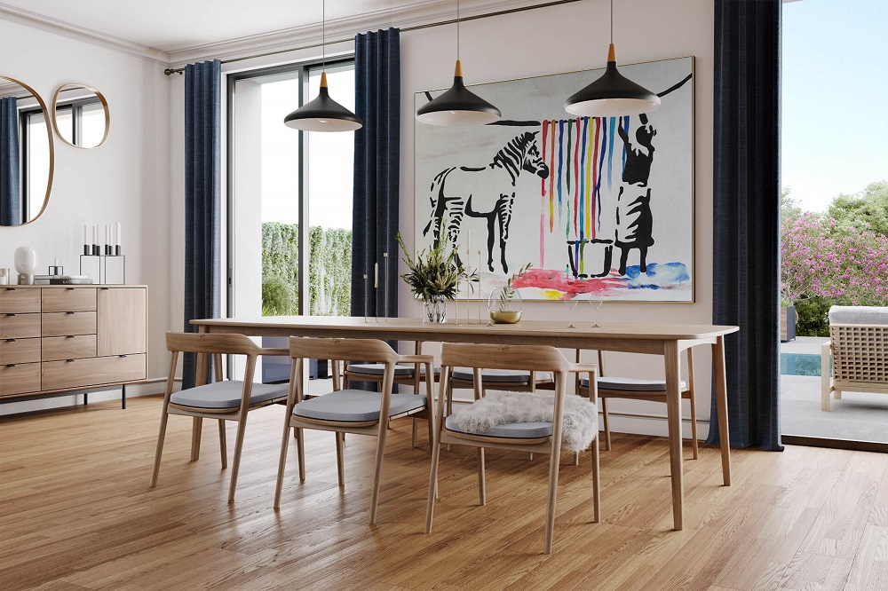 Banksy Zebra im Wohnzimmer