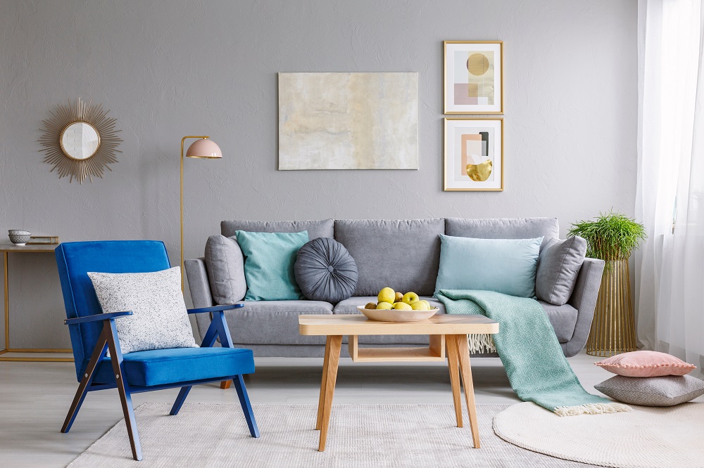 Ideen für eine moderne Wandgestaltung im Wohnzimmer
