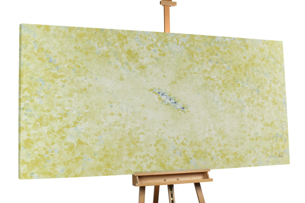 Ölgemälde Gelb Minimal Art