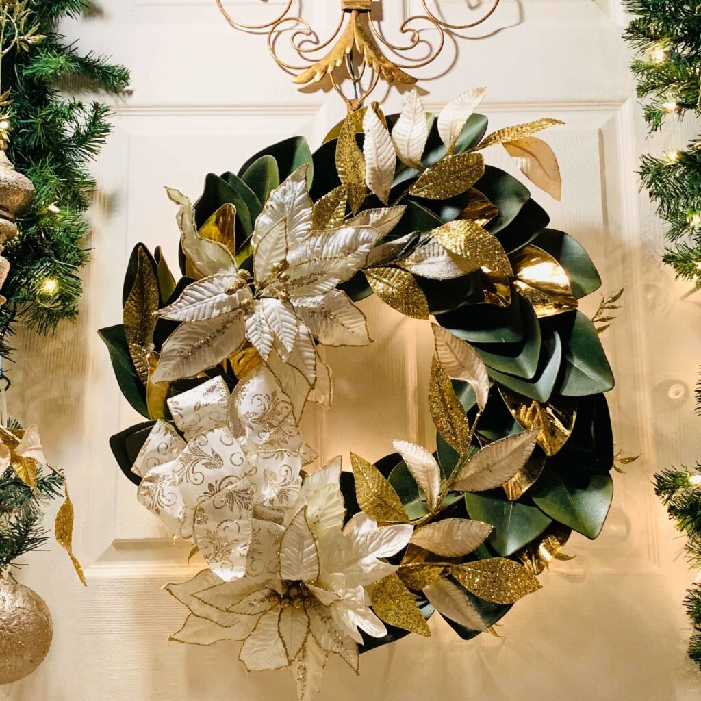 Eukalyptus Wandbehang Kranz Weihnachten festlich Deko