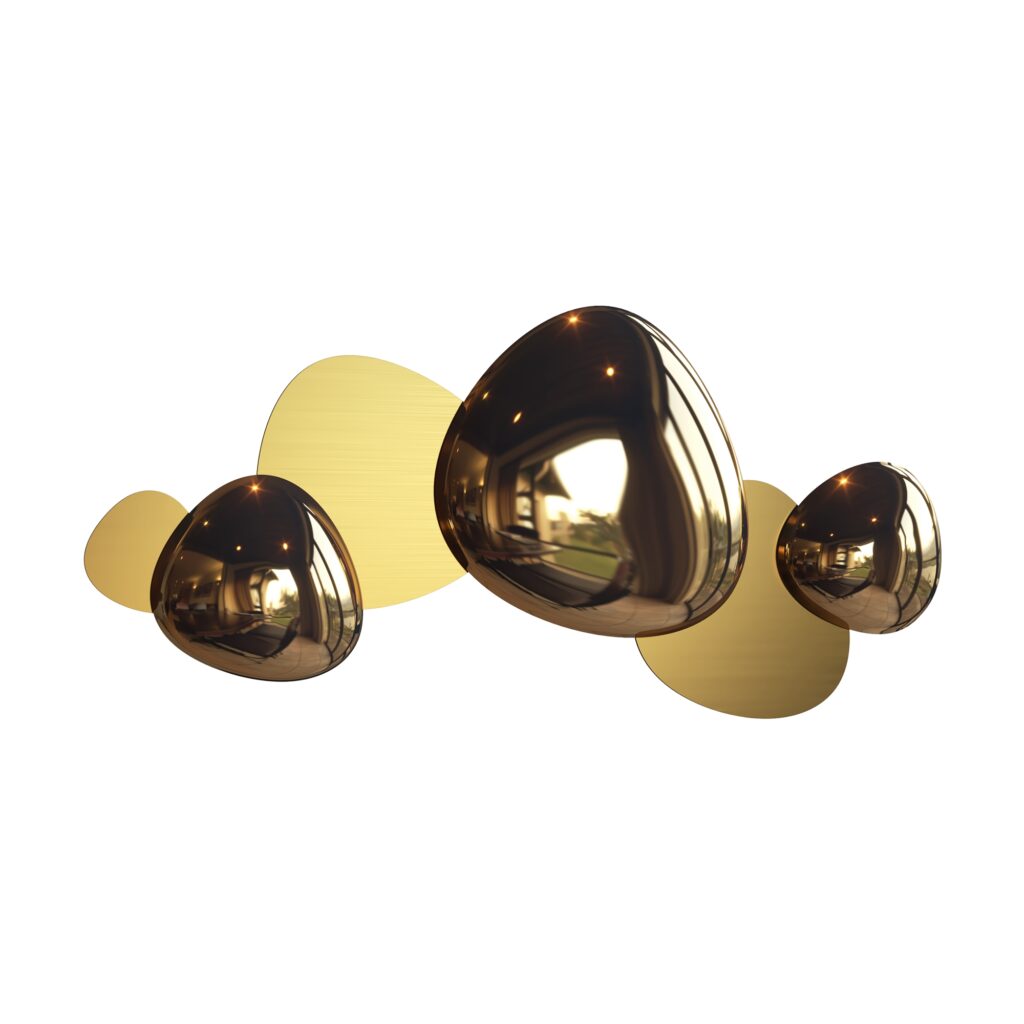 Wandleuchte Design Gold modern