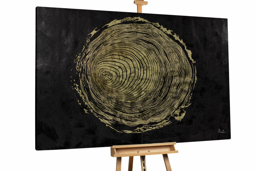 XXL Gemälde Goldene Lebensjahre Handgemaltes Unikat