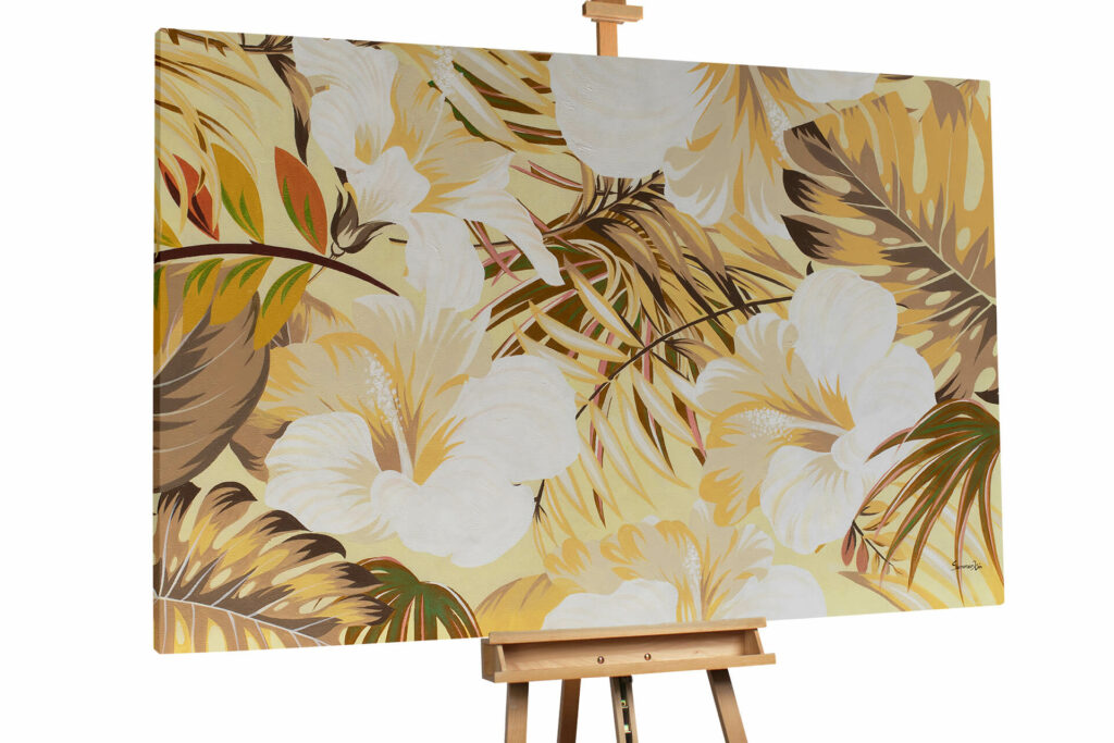 XXL Öl Gemälde Tropical Grace Handgemaltes Unikat
