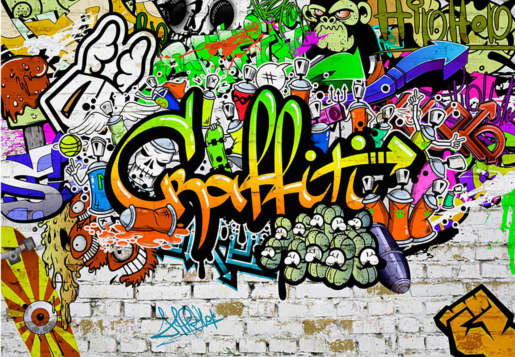 buntes Graffiti