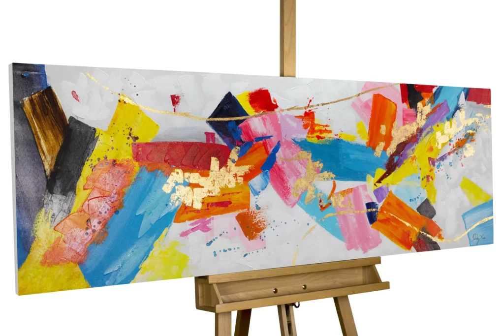 kl05452 action painting bunt acryl gemaelde acryl bilder leinwandbilder moderne kunst 01