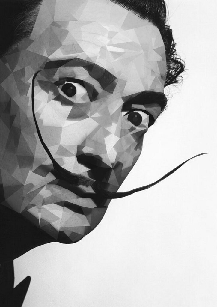 salvador dali porträt