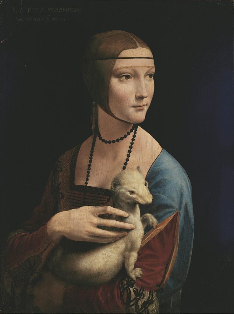 Dame mit Hermelin