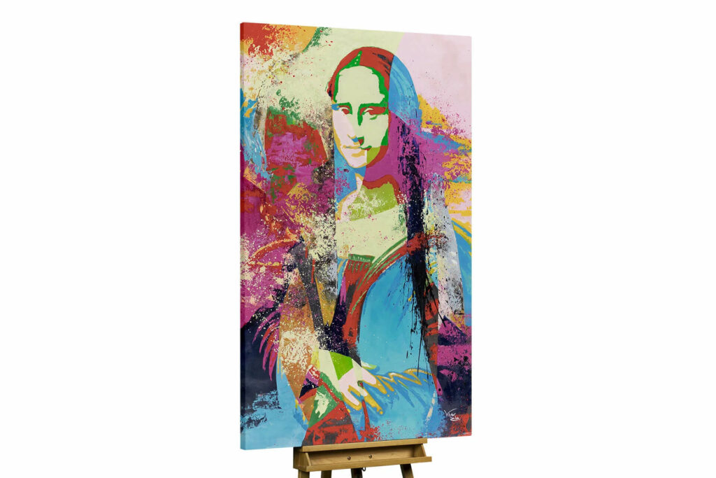 Mona Lisa Pastell modern handgemalt Gemälde