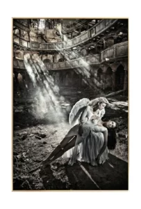 Gerahmte Fotografie 'Guardian Angel'
