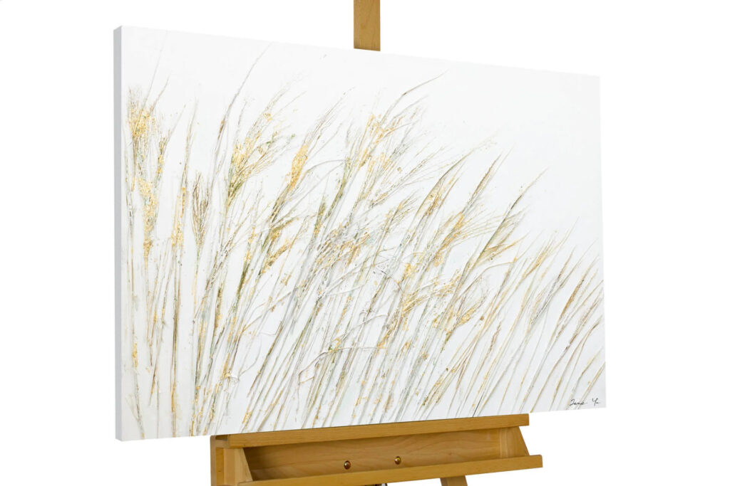 Handgemaltes Gemälde 'Sanftes Windspiel' Acrylbild Sommer