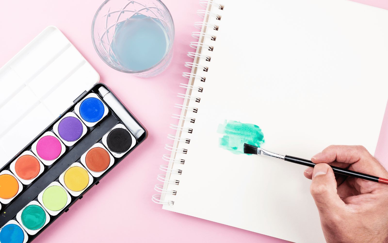 Prüfung von Aquarellfarben