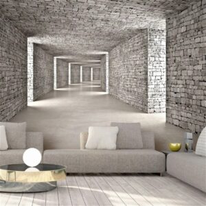 selbstklebende 3d tapete geheimnisvoller tunnel
