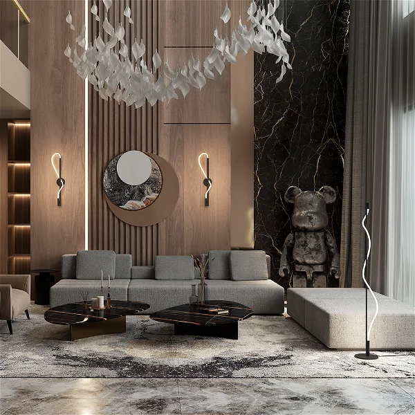 Design Stehlampe Tau
