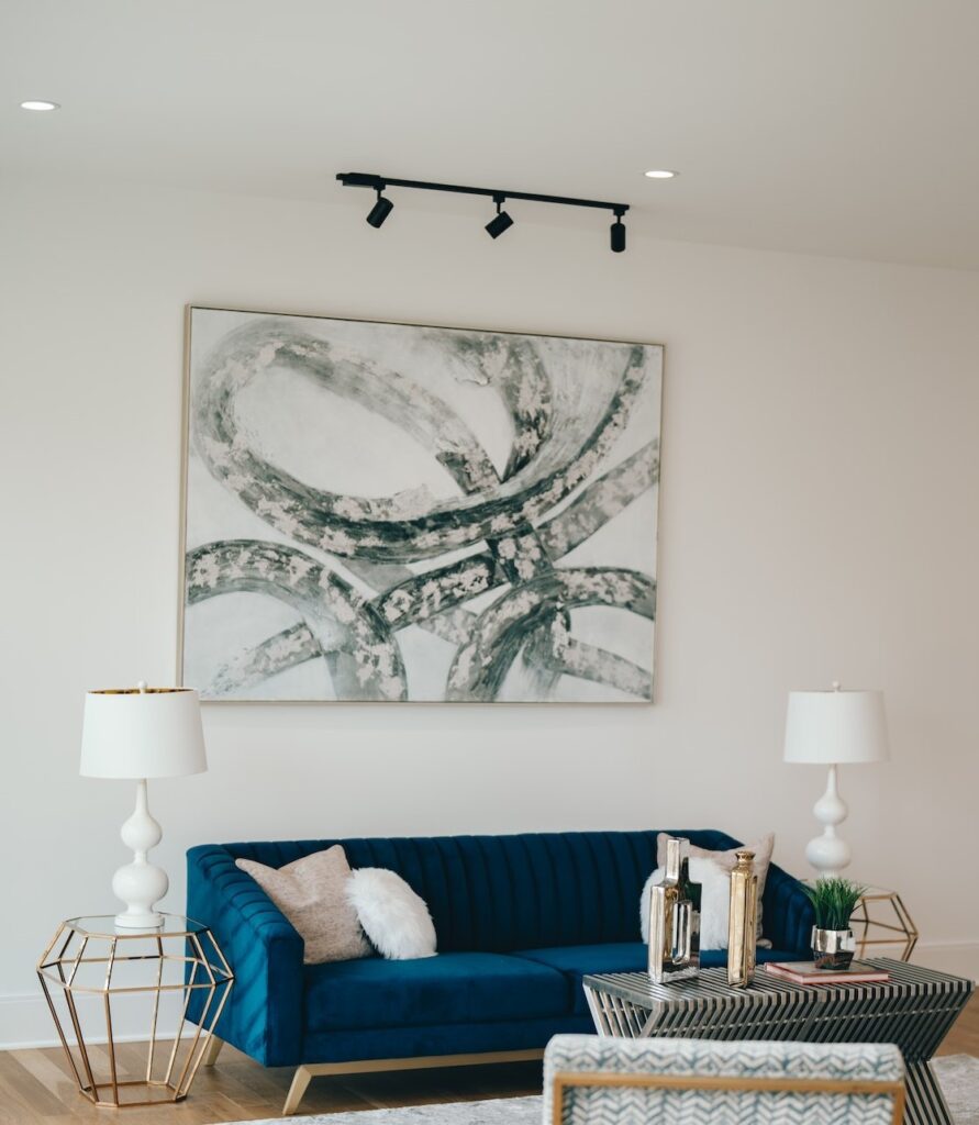 xxl malerei mit beleuchtung