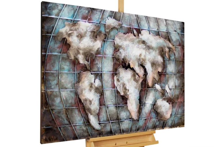 metallbild 3d mundo magnifico