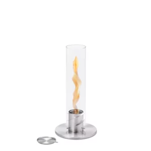 SPIN 90 Tischfeuer silber