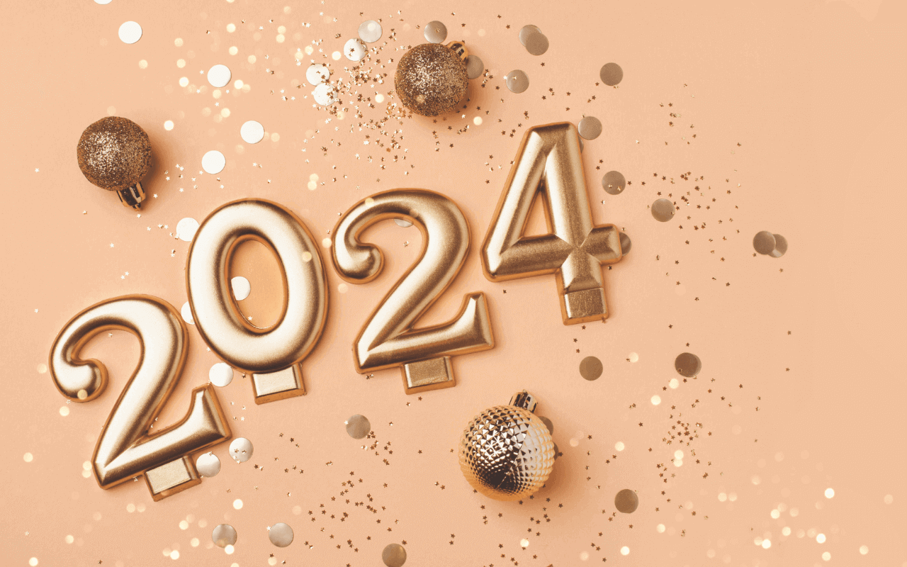 Farbe des Jahres 2024 in Peach Fuzz Hintergrund