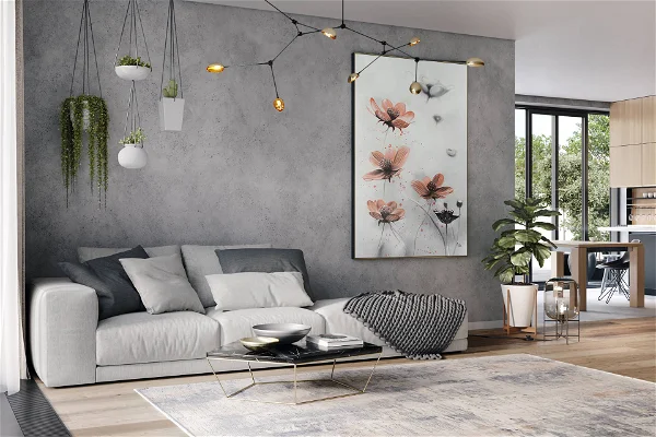 XXL Öl Gemälde 'Erwachen der Blumen' bild