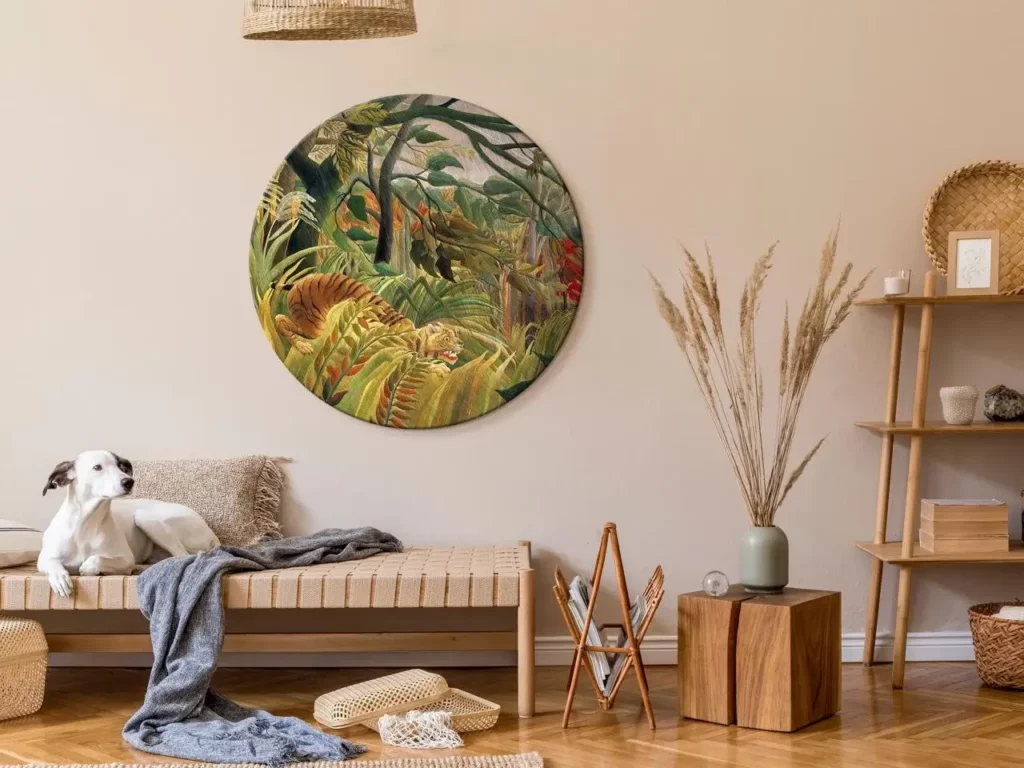 Rundes Bild 'Tropical Tiger Henri'
