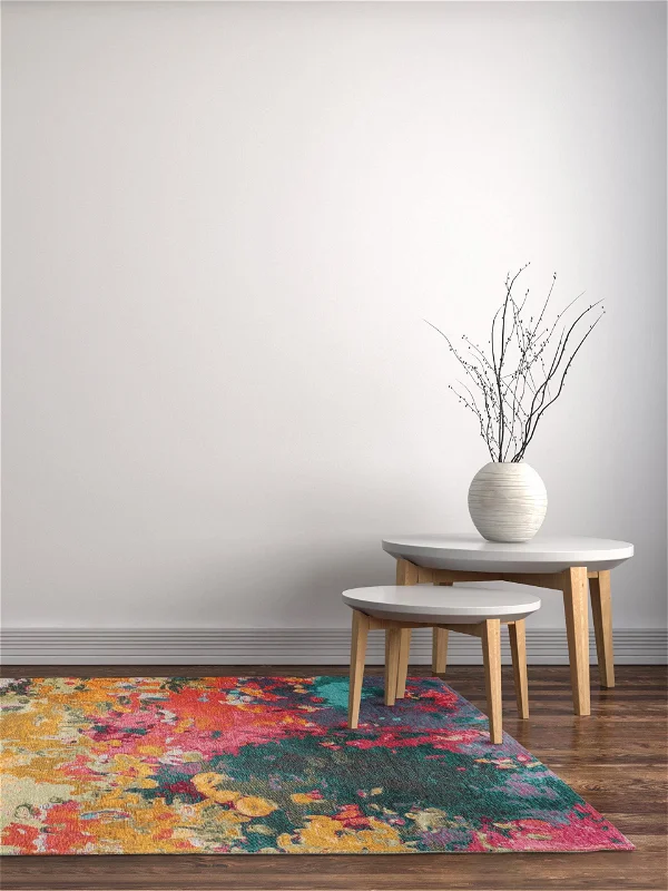 Design Flachgewebeteppich Stay Bunt