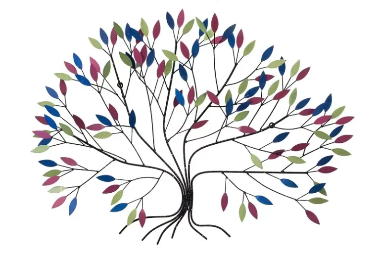 Wanddeko Metall 'Wild Growth'