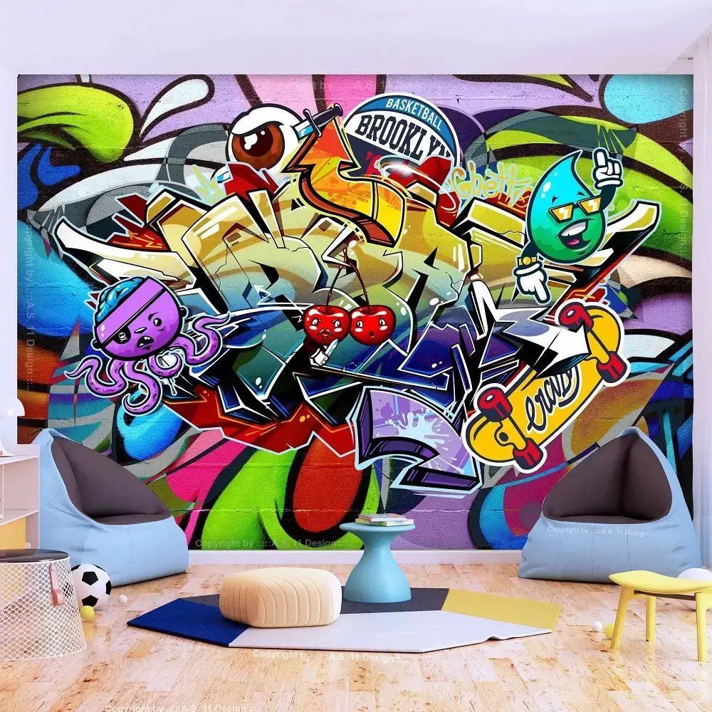 Tapete 'Graffiti eye'