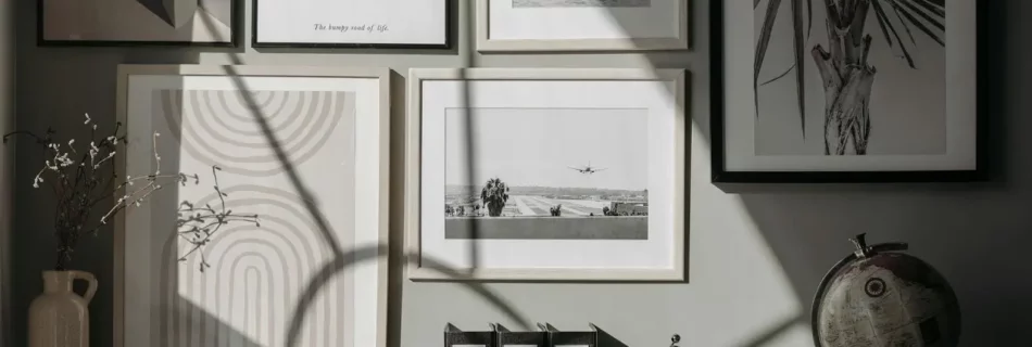 kreative Ideen zum Bilder aufhängens an der Wand