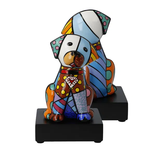 Porzellan Vase 'Mein tierischer Freund'