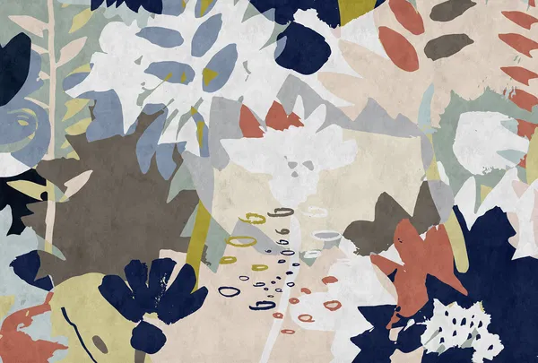 Tapete 'Floral Collage 4' 400x270cm