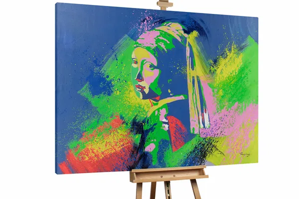 XXL Öl Gemälde 'Baroque meets Pop Art'