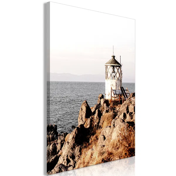 Kunstdruck auf Leinwand 'Lantern On The Cliff Vertical'