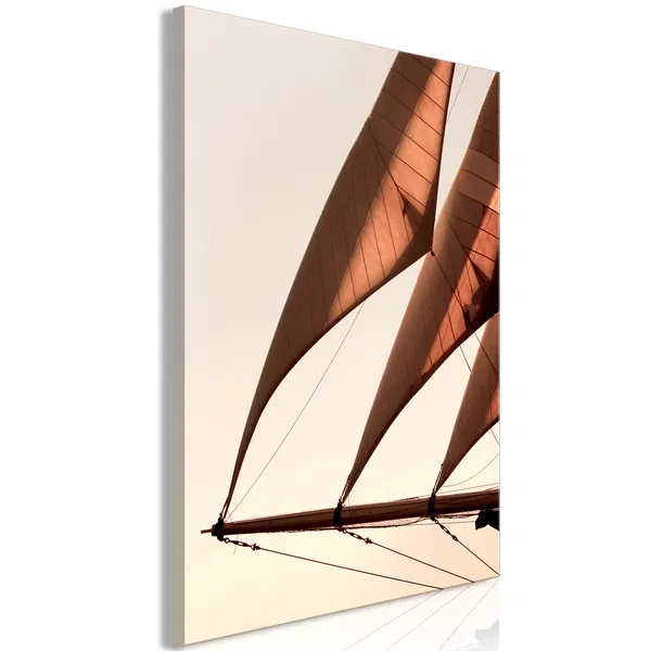 Kunstdruck auf Leinwand 'Sea Wind Vertical'