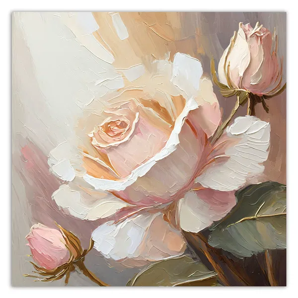 Kunstdruck auf Leinwand 'Symphony of Roses 1'