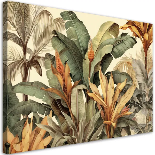 Kunstdruck auf Leinwand 'Tropical Elegance'