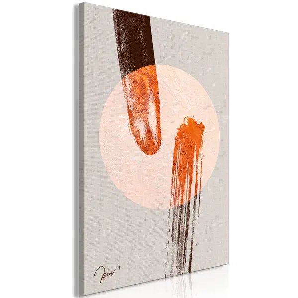Kunstdruck auf Leinwand 'Two Comets Vertical'