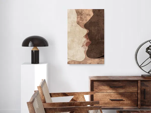 Kunstdruck auf Leinwand 'Unearthly Kiss Vertical'