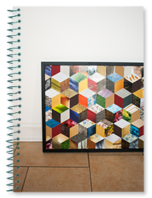 Geometrische Papier Collage