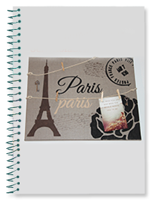 Pinnwand im Paris-Stil