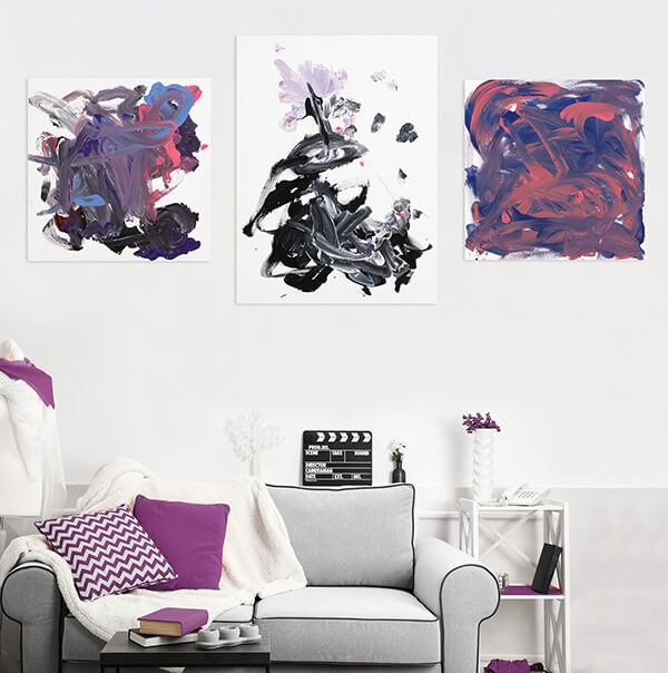 Bild Gemälde Affe malen Kunst Affenbilder handgemalt Kunstloft Tiere Kunstwerke Affenhand