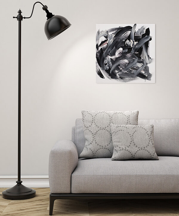 Bild Gemälde Affe malen Kunst Affenbilder handgemalt Kunstloft Tiere Kunstwerke Affenhand