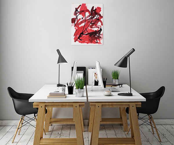 Bild Gemälde Affe malen Kunst Affenbilder handgemalt Kunstloft Tiere Kunstwerke Affenhand