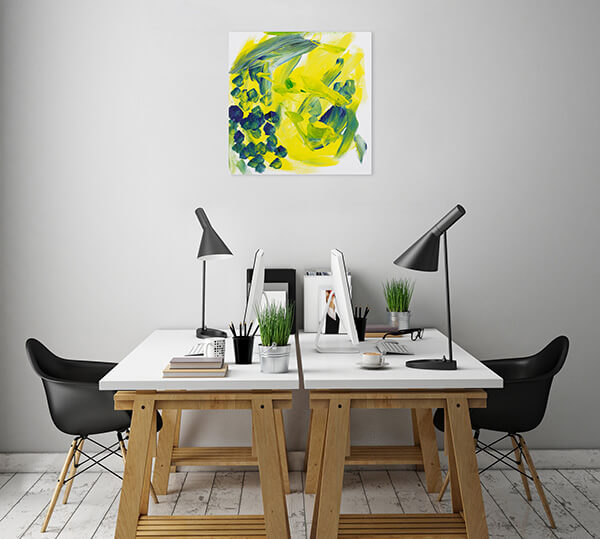 Bild Gemälde Affe malen Kunst Affenbilder handgemalt Kunstloft Tiere Kunstwerke Affenhand