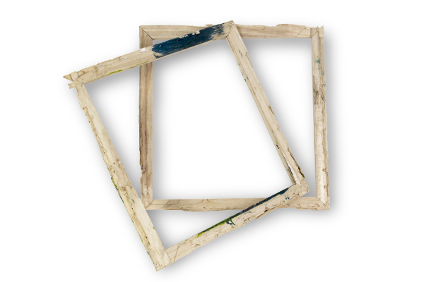 Rahmen kaputt zerstört Tiere malen