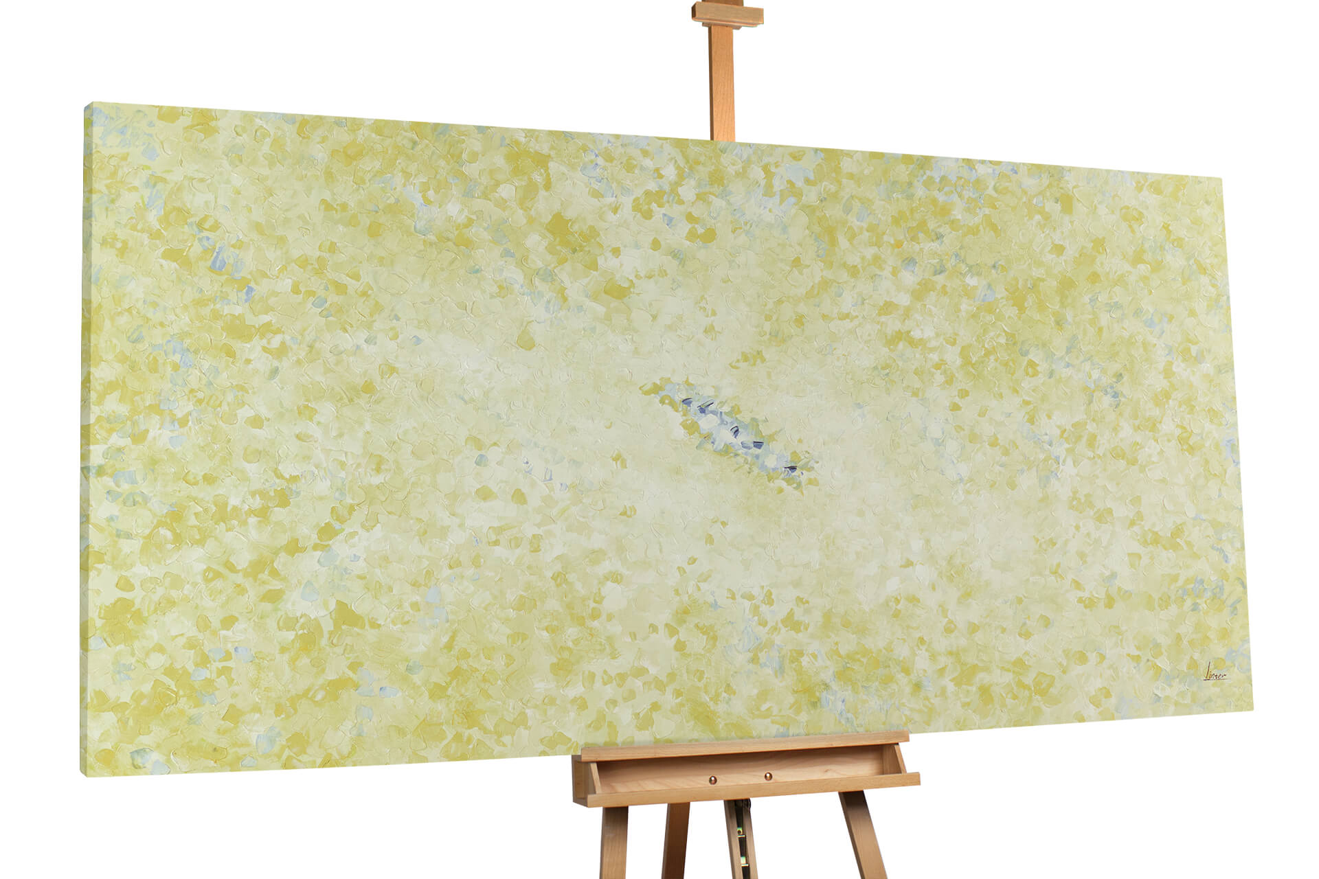 Ölgemälde Gelb Minimal Art