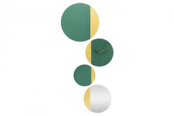 Design Wanduhr THE GREEN SYMBIOSIS