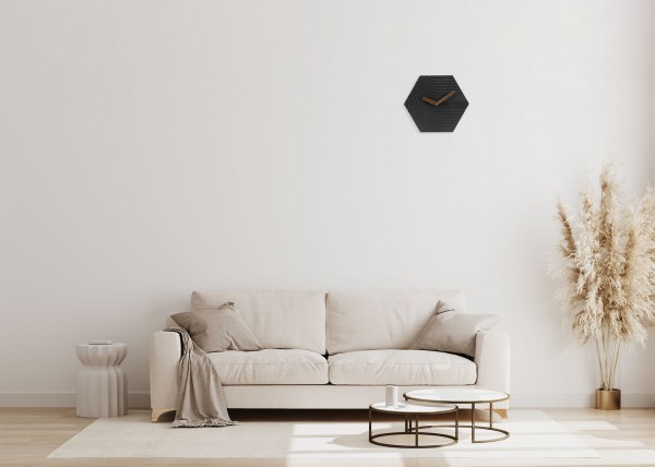 Design Wanduhr THE SQUARED