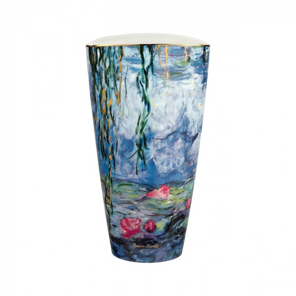 Porzellan Vase Magische Schönheit von Claude Monet