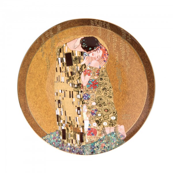 porcelain wall art heart to heart by gustav klimt