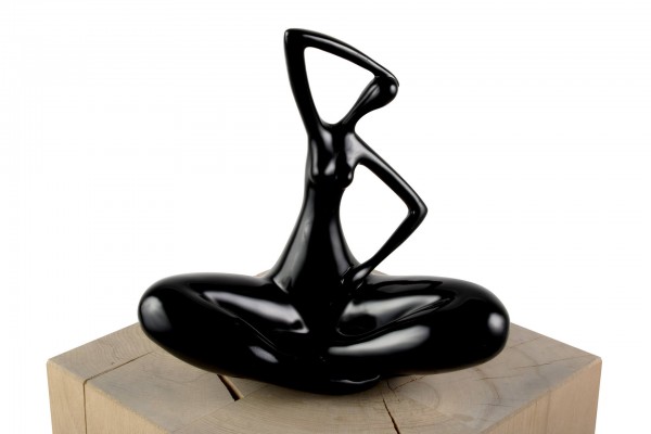 Kunststein Skulptur Time for Yoga