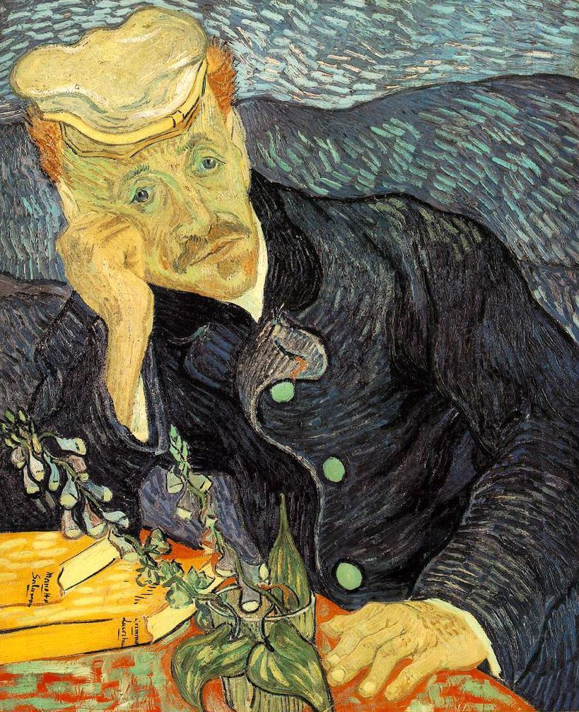 Portrait of Dr. Gachet by Van Gogh